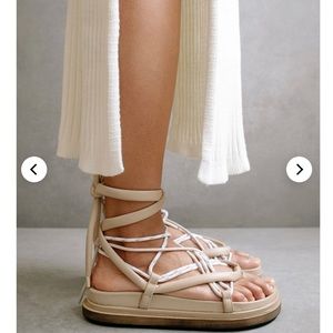 Alohas lace up sandal